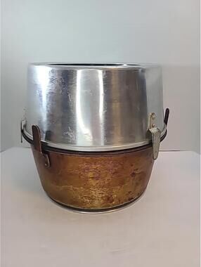 Vintage Mirro Round Angel Food Cake Pan 3 Pc Aluminum Tube Bakeware M-5304-50